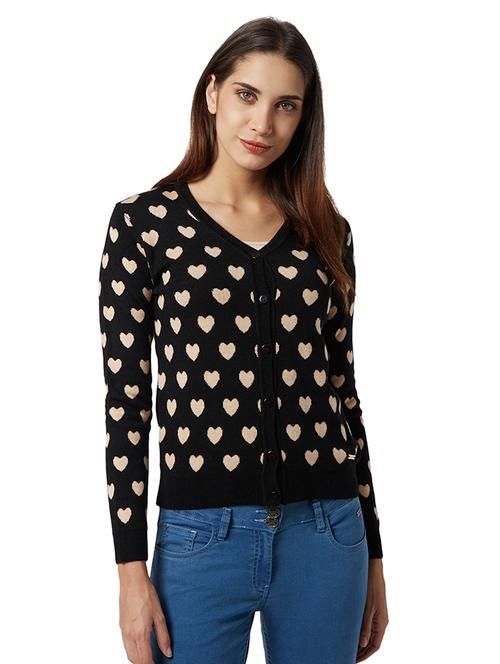 v-neck quirky cardigan - 17509615 - Very Small Image - 1