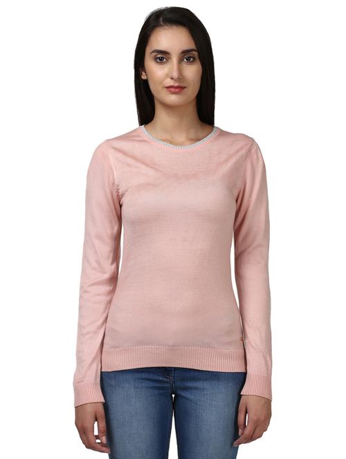 round neck ribbed pullover - 17509632 - Very Small Image - 1