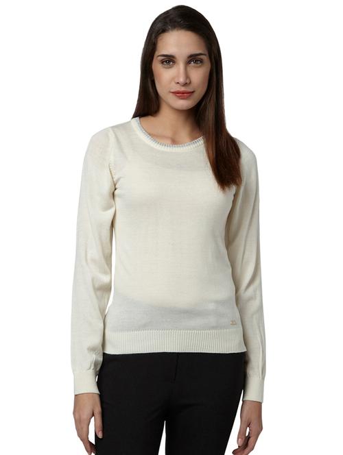 round neck ribbed pullover - 17509634 - Very Small Image - 1