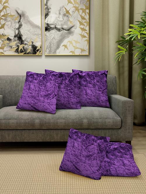 velvet cushion cover pack of 5 - 17509734 - Very Small Image - 1