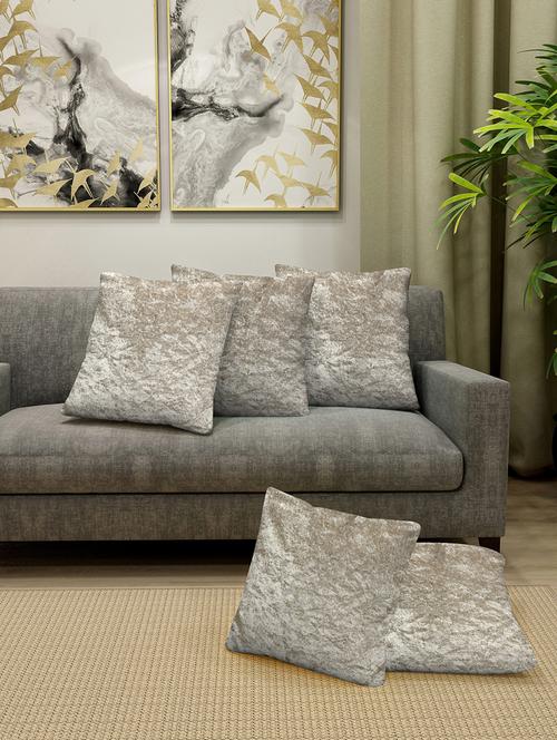 velvet cushion cover pack of 5 - 17509739 - Very Small Image - 1
