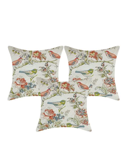 texstylers pure cotton 140 tc assorted reversible jaipuri print cushion cover(pack of 3) - 17510318 - Very Small Image - 1