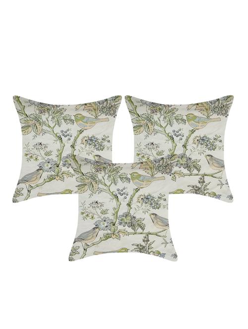 texstylers pure cotton 140 tc assorted reversible jaipuri print cushion cover(pack of 3) - 17510319 - Very Small Image - 1