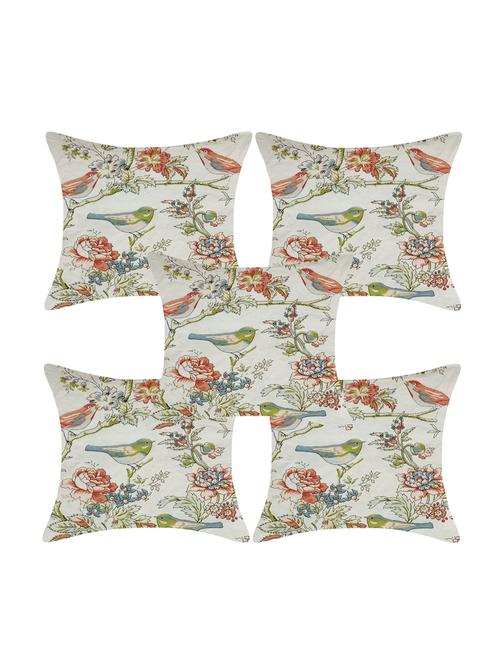 texstylers pure cotton assorted reversible 140 tc jaipuri print cushion cover(pack of 5) - 17510335 - Very Small Image - 1