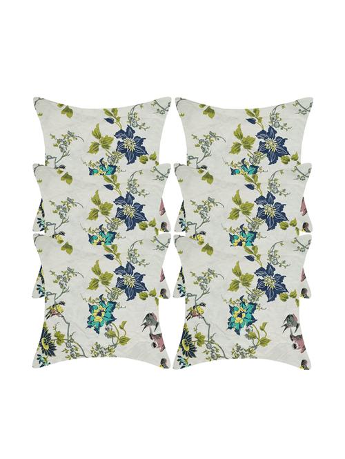 texstylers pure cotton assorted reversible 140 tc jaipuri print cushion cover(pack of 6) - 17510350 - Very Small Image - 1