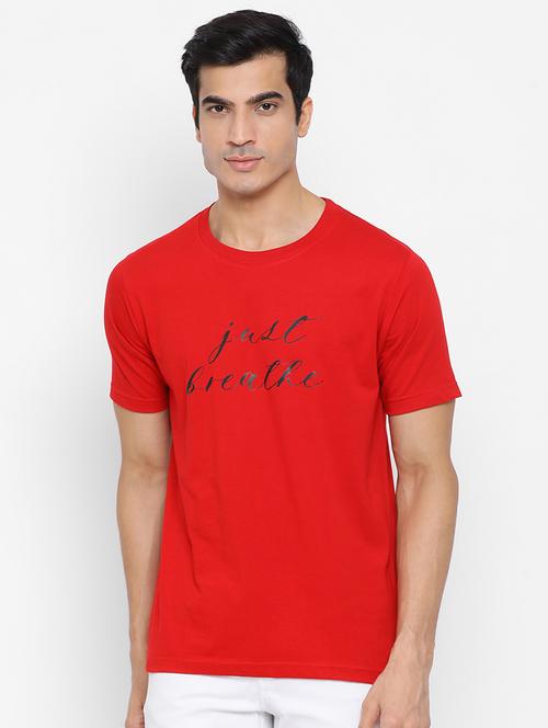 red printed t-shirt - 17510750 - Very Small Image - 1