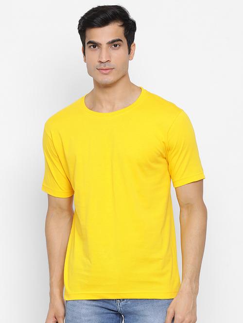yellow solid t-shirt - 17510776 - Very Small Image - 1