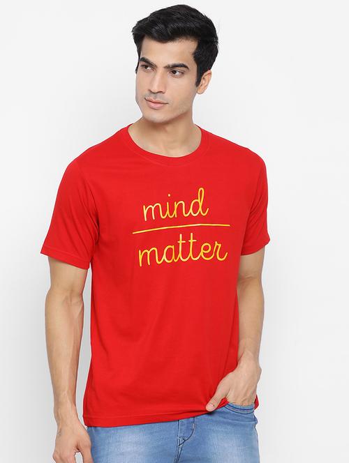 red printed t-shirt - 17510784 - Very Small Image - 1