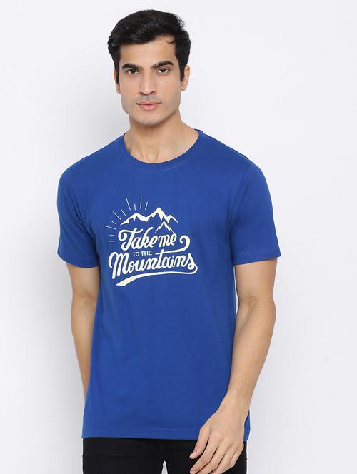 blue printed t-shirt - 17510794 - Very Small Image - 1