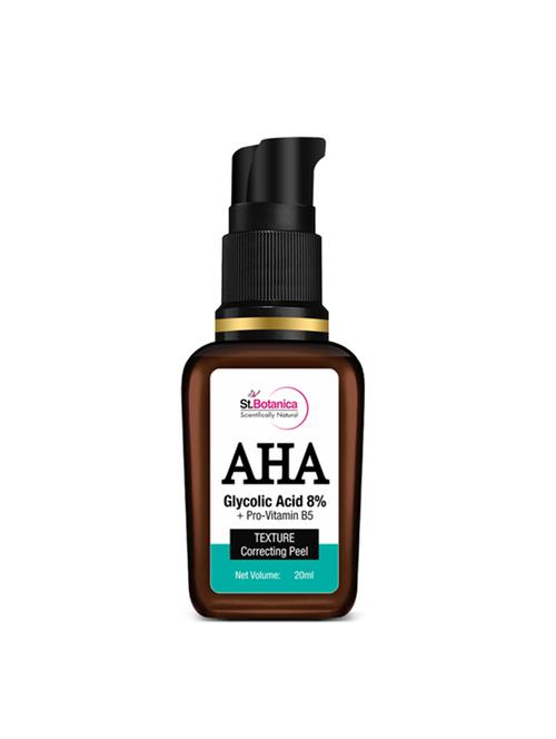 stbotanica aha glycolic acid 8% + pro vitamin b5 texture correcting skin peel, 20ml - 17512008 - Very Small Image - 1