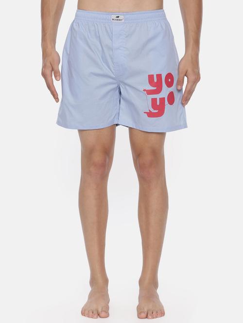 light blue printed boxer - 17514611 - Very Small Image - 1