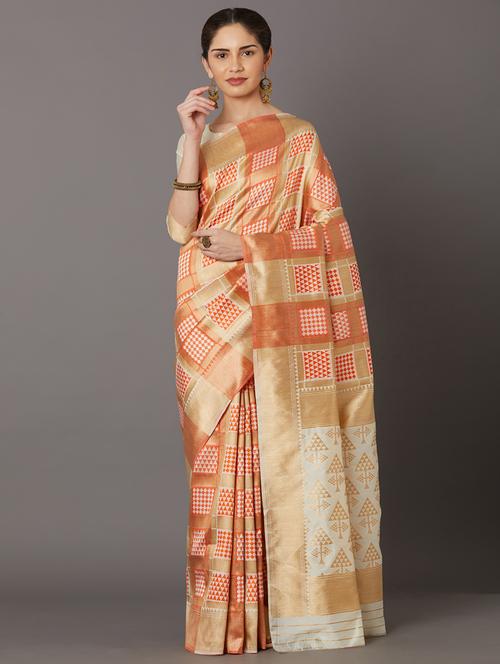 self design maheshwari saree - 17515194 - Very Small Image - 1