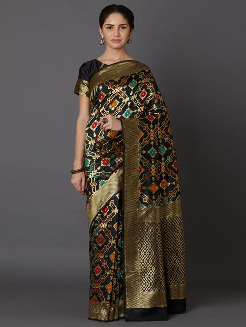 women's banarasi saree - 17515227 - Very Small Image - 1