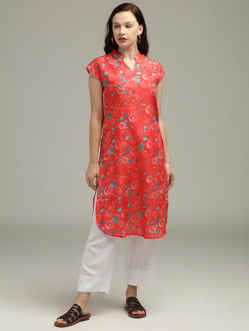 floral kurta pant set - 17515433 - Very Small Image - 1