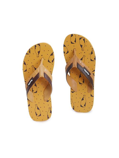 tan rubber toe separator flip flops - 17517292 - Very Small Image - 1