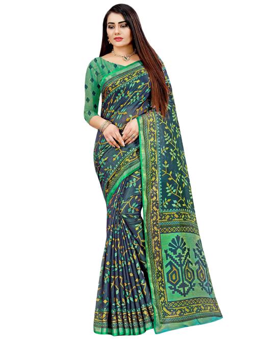 geometrical printed saree - 17518137 - Very Small Image - 1
