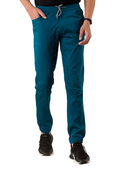 blue solid jogger - 17518220 - Very Small Image - 1