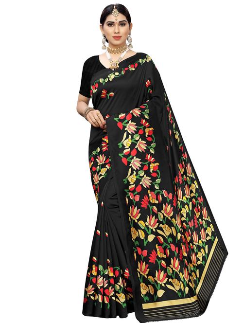 floral bhagalpuri saree with blouse - 17519617 - Very Small Image - 1