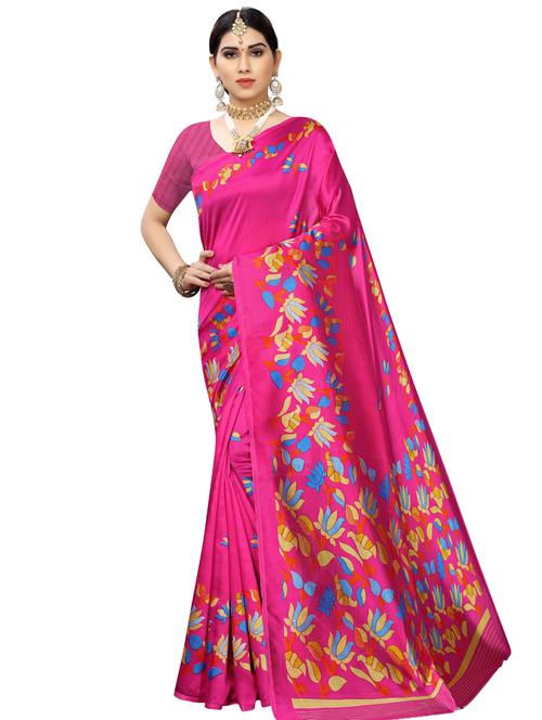 floral bhagalpuri saree - 17519619 - Very Small Image - 1