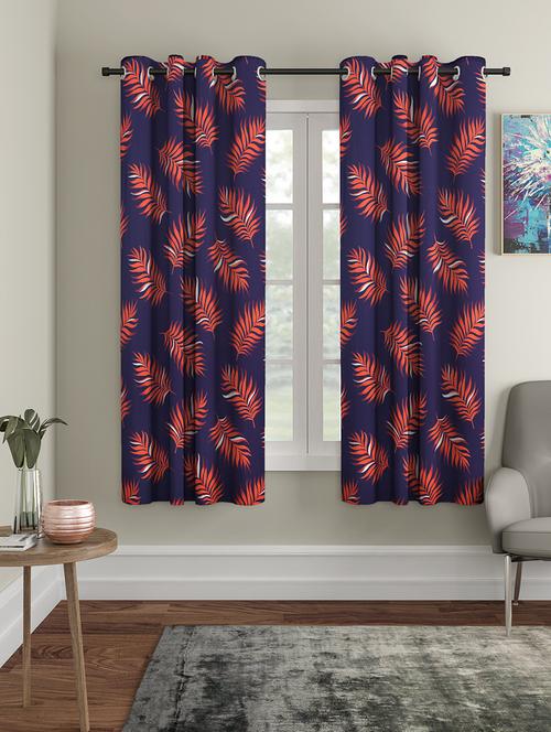 cortina digital print polyester pack of 2 curtain - 17520801 - Very Small Image - 1