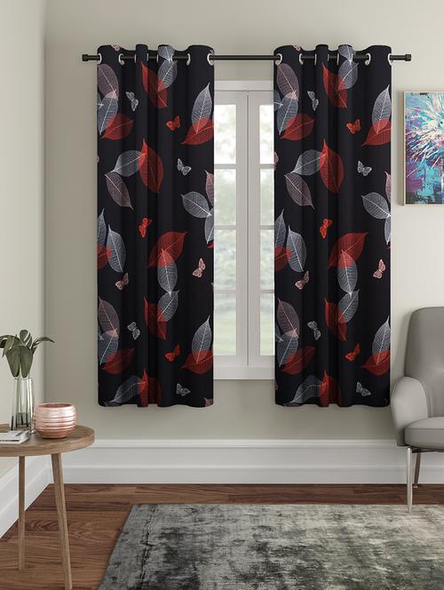 cortina digital print polyester pack of 2 curtain - 17520806 - Very Small Image - 1