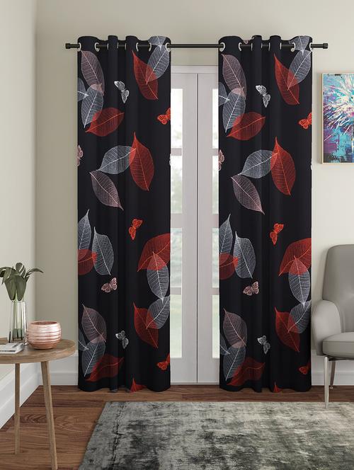 cortina digital print polyester pack of 2 curtain - 17520825 - Very Small Image - 1