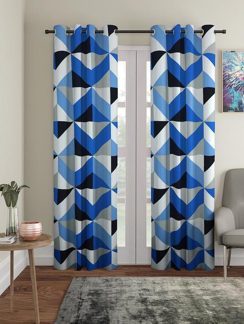 cortina digital print polyester pack of 2 curtain - 17520827 - Very Small Image - 1