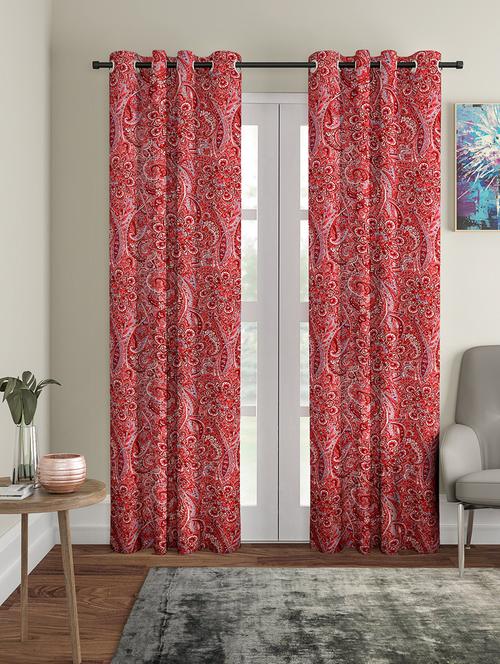 cortina digital print polyester pack of 2 curtain - 17520849 - Very Small Image - 1