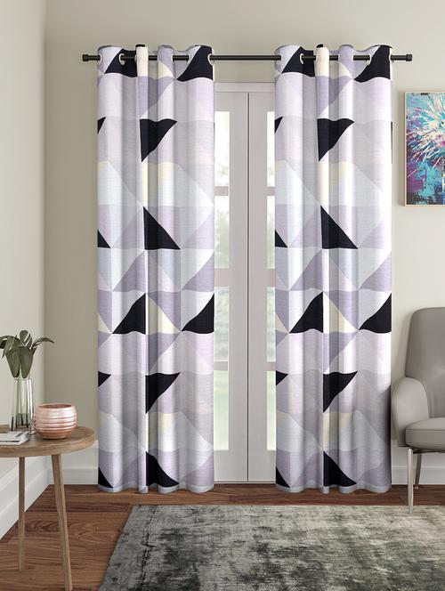 cortina digital print polyester pack of 2 curtain - 17520851 - Very Small Image - 1