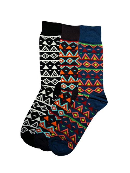 multi colored cotton above ankle length sock - 17521323 - Very Small Image - 1