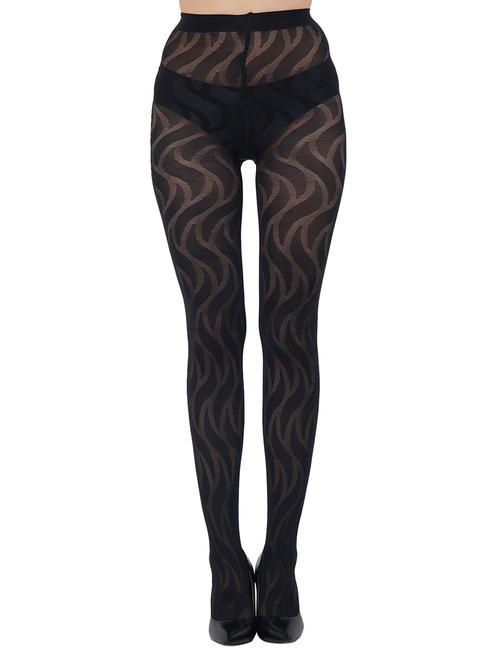 black nylon blend stockings - 17521447 - Very Small Image - 1