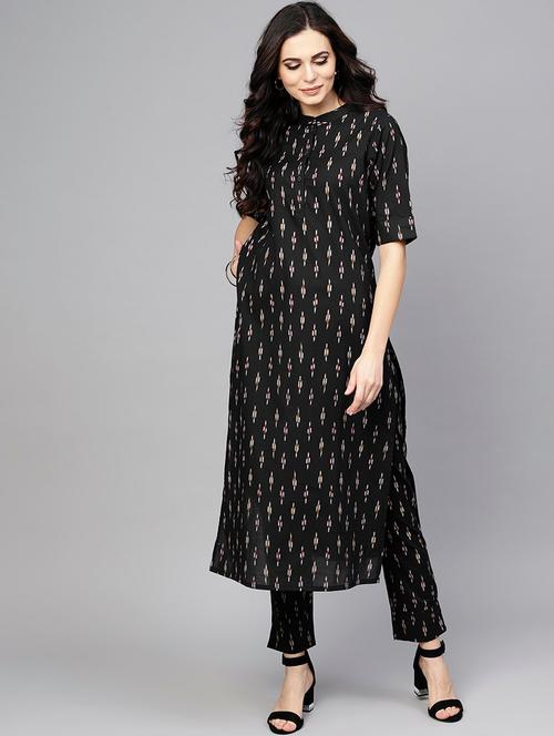 ikat kurta pant set - 17522458 - Very Small Image - 1