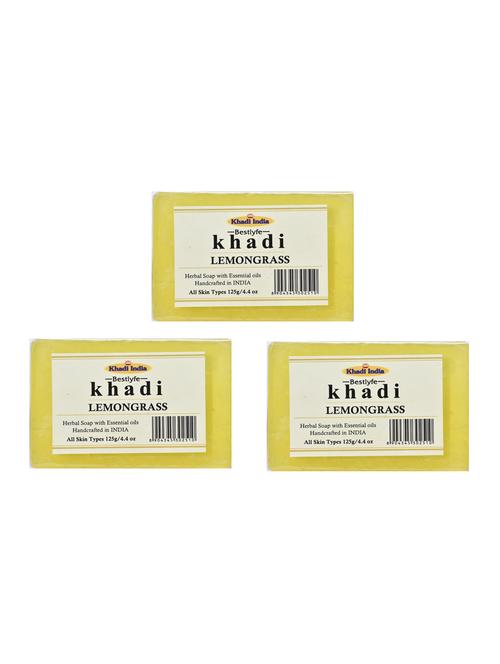 khadi india bestlyfe lemongrass soap 125x3 g - 17524773 - Very Small Image - 1