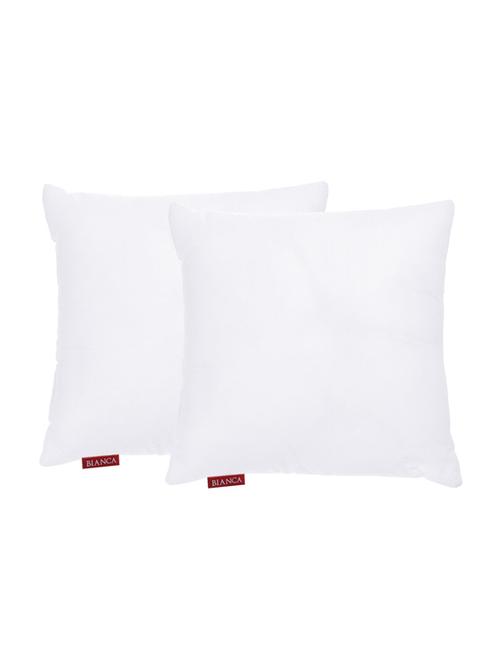 bianca cushion insert micro-fiber filling & anti-bacteria treated -2pc 18 x 18 (allergy guard) solid-white - 17524779 - Very Small Image - 1