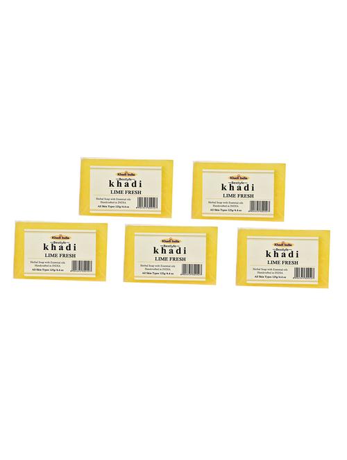 khadi india bestlyfe lime fresh soap 125x5 g - 17525384 - Very Small Image - 1