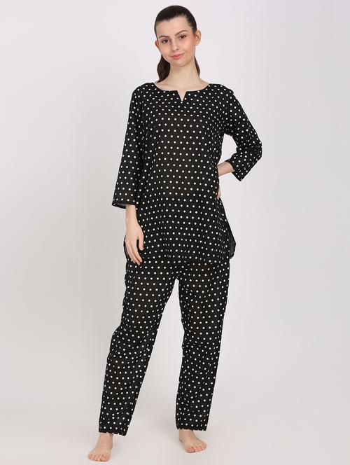 printed nightwear pyjama set - 17525717 - Very Small Image - 1