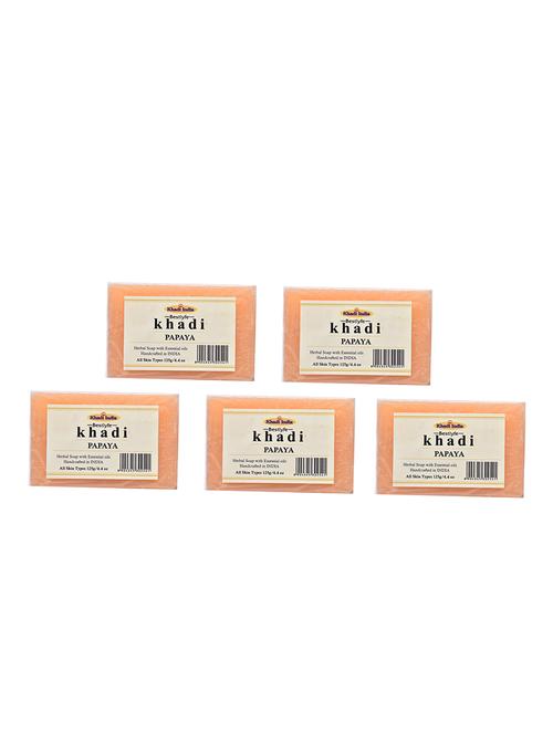 khadi india bestlyfe papaya soap 125x5 g - 17526199 - Very Small Image - 1