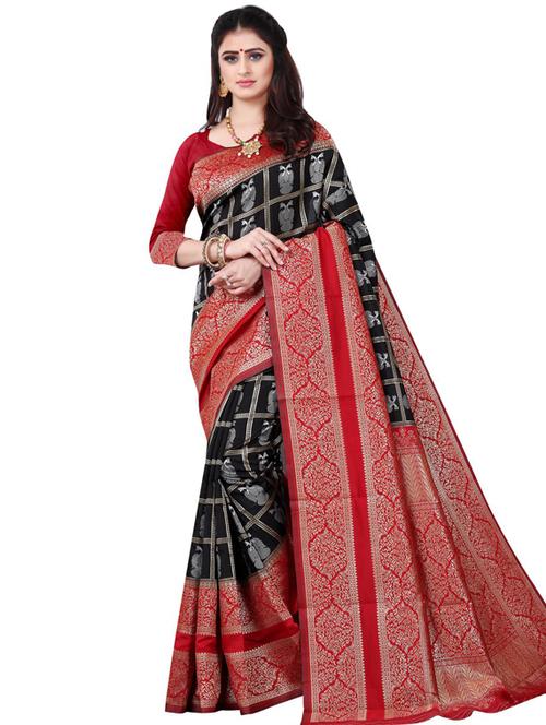 conversational banarasi saree - 17526734 - Very Small Image - 1