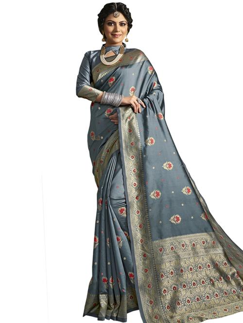 jacquard work paithani saree - 17527685 - Very Small Image - 1