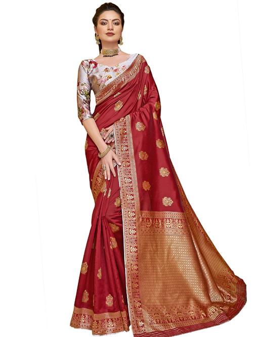 jacquard work paithani saree - 17527739 - Very Small Image - 1