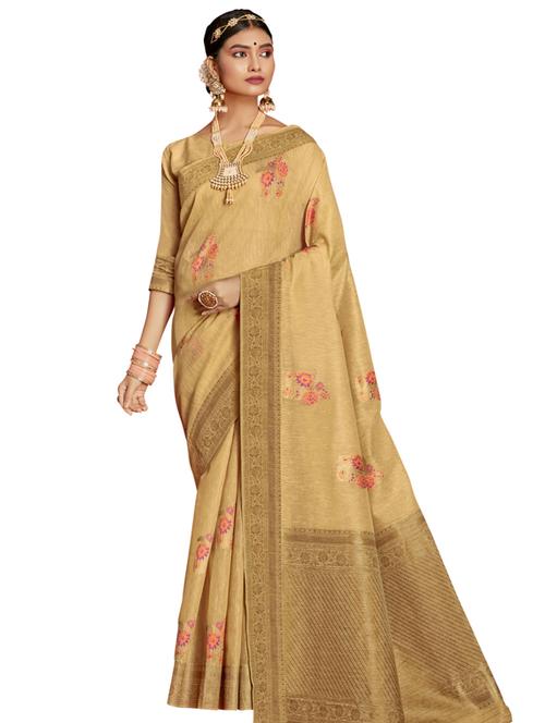 jacquard work paithani saree with blouse - 17527787 - Very Small Image - 1