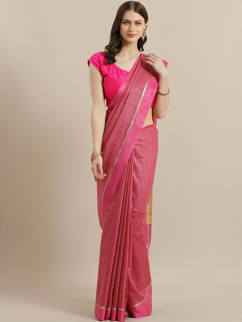 self design bhagalpuri saree with blouse - 17528284 - Very Small Image - 1