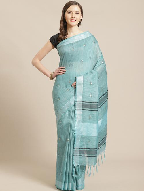 self design bhagalpuri saree - 17528308 - Very Small Image - 1