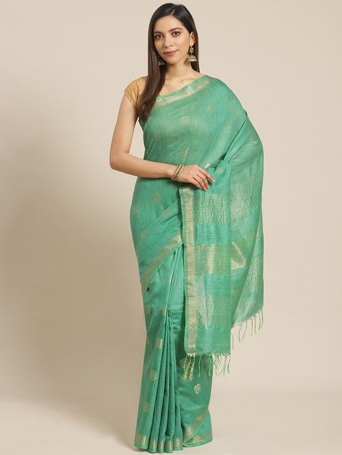 self design bhagalpuri saree with blouse - 17528341 - Very Small Image - 1
