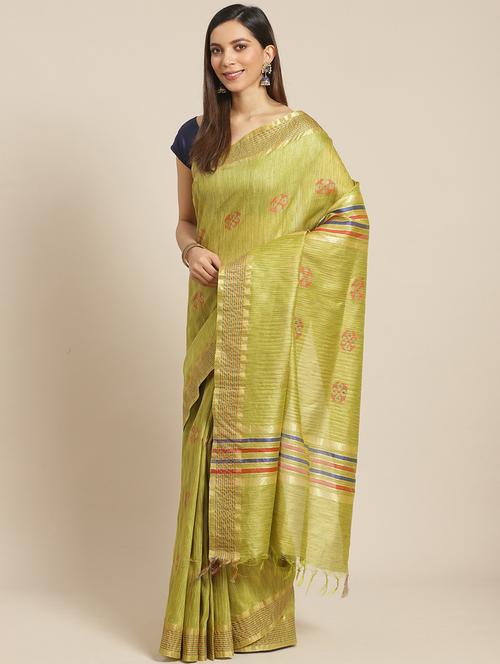 self design bhagalpuri saree with blouse - 17528365 - Very Small Image - 1