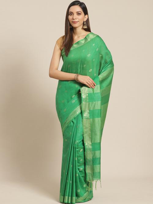 self design bhagalpuri saree with blouse - 17528385 - Very Small Image - 1