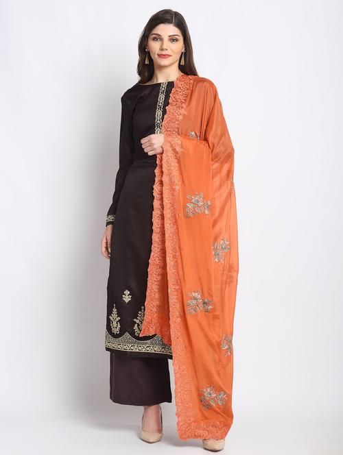 embroidered unstitched suit - 17528777 - Very Small Image - 1