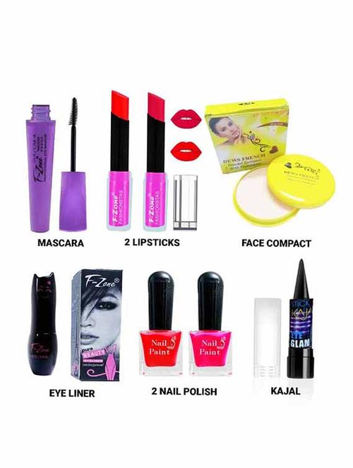 complete party ready makeup combo kit of 8 items - 72,58(2) - 17529187 - Very Small Image - 1