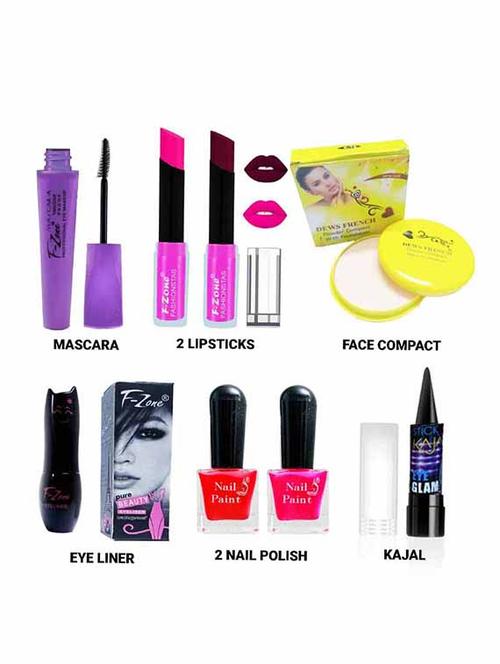 complete party ready makeup combo kit of 8 items - 61,62 - 17529197 - Very Small Image - 1
