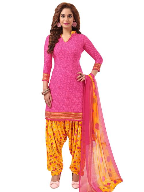 printed unstitched suit - 17529380 - Very Small Image - 1